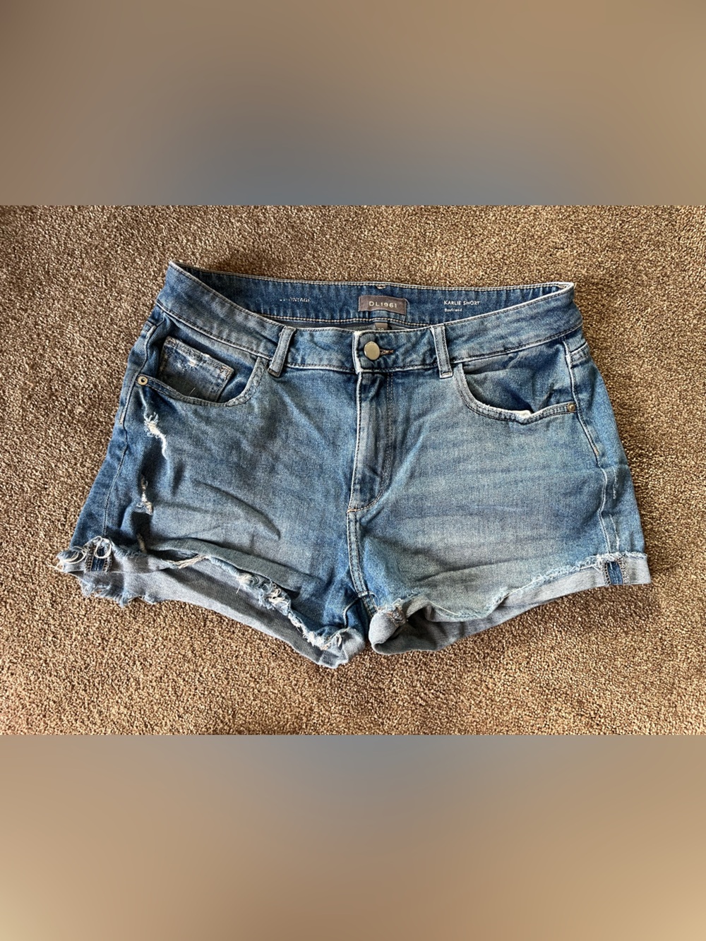 DL1961 Karlie Boyfriend Shorts